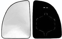 Miroir Glace rétroviseur gauche pour FIAT DUCATO II phase 2, 2002-2006, verre supérieur, à clipser
