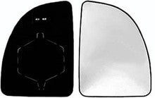 Miroir Glace rétroviseur droit pour FIAT DUCATO II phase 2, 2002-2006, verre supérieur, à clipser