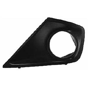 Grille de calandre gauche pour PEUGEOT 207 phase 2, 2009-2012, noire, trou AB, pare chocs avant