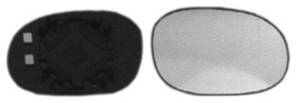 Miroir Glace rétroviseur droit pour CITROËN C2 phase 1, 2003-2008, à clipser, Neuf