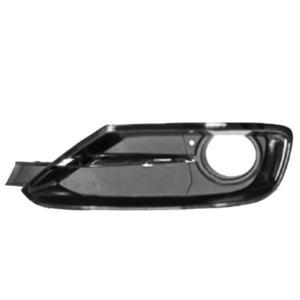 Grille Pare chocs avant gauche pour BMW Serie 3 F30, 2012-2014, trou antibrouillard, noire, Mod. SPORT LINE, Neuve