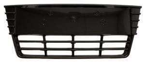 Grille radiateur centrale pour FORD FOCUS III phase 1 2011-2014, modèle TITANIUM, Noire brillante, Neuve