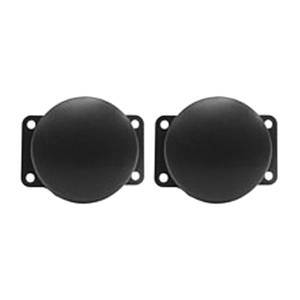 Caches feux antibrouillard pour RENAULT SCENIC III phase 1, 2009-2011, droit & gauche, noirs , pare