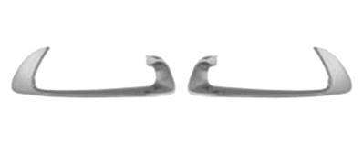 Kit cadre de phare droit et gauche pour RENAULT SCENIC/X-MOD 2012-2013, Chromé, Neuf