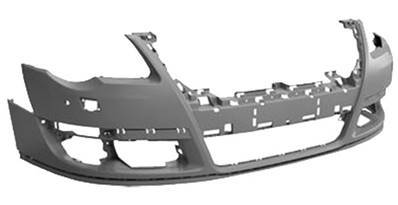 Pare chocs avant pour VOLKSWAGEN PASSAT B6 2005-2010, trous lave phares + trous capteurs radar, Neuf