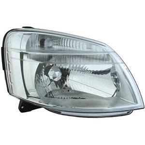 Phare Optique avant droit pour PEUGEOT PARTNER I phase 2, 2002-2008, H4, avec moteur,  Neuf