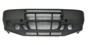 Pare chocs avant pour PIAGGIO PORTER 1998 - 2008 Noir, Neuf